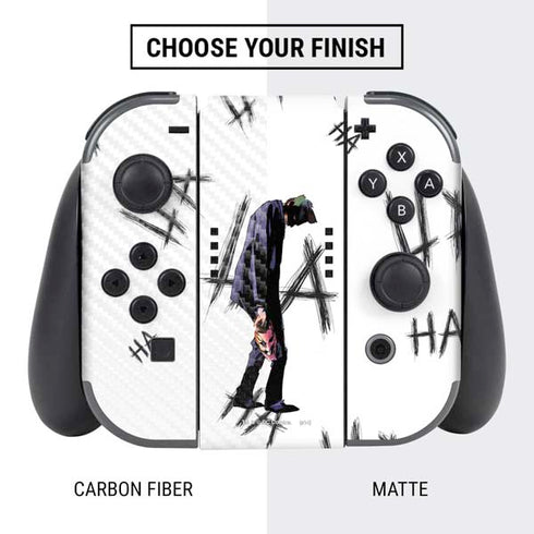 DC Comics The Joker HAHAHA Walking Nintendo Switch Bundle Skin