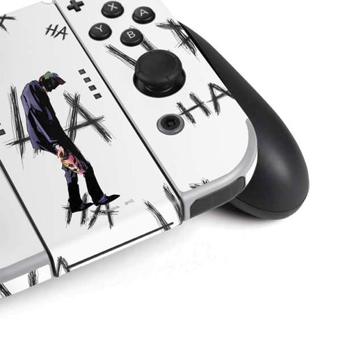 DC Comics The Joker HAHAHA Walking Nintendo Switch OLED (2021) Skin