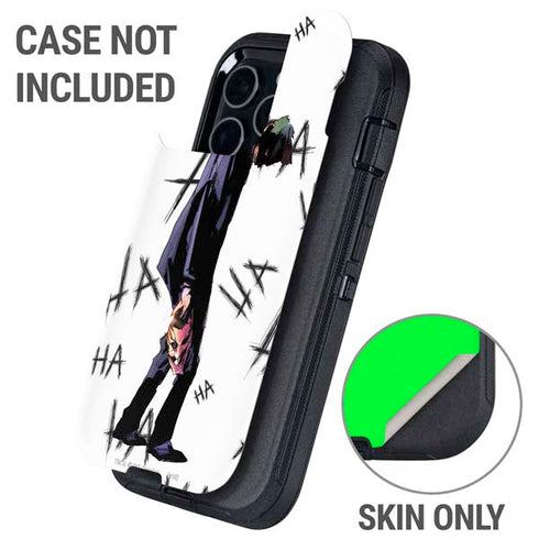 DC Comics The Joker HAHAHA Walking Otterbox Defender iPhone Skin