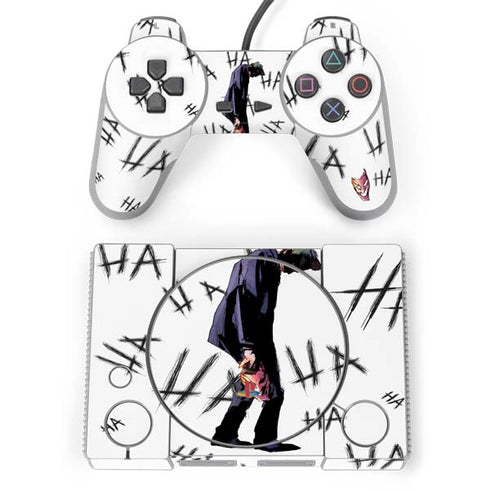DC Comics The Joker HAHAHA Walking PlayStation Classic Bundle Skin