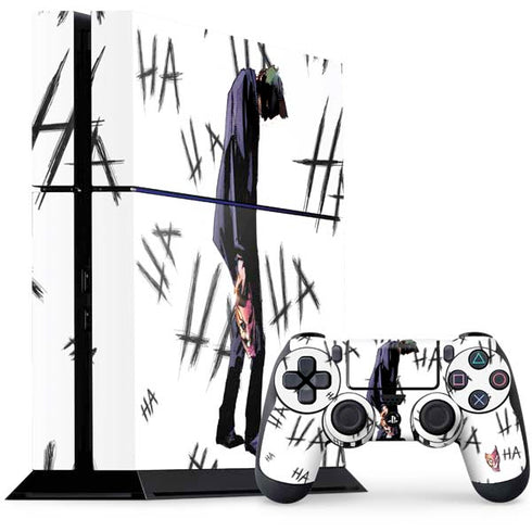 DC Comics The Joker HAHAHA Walking PS4 Console and Controller Bundle Skin