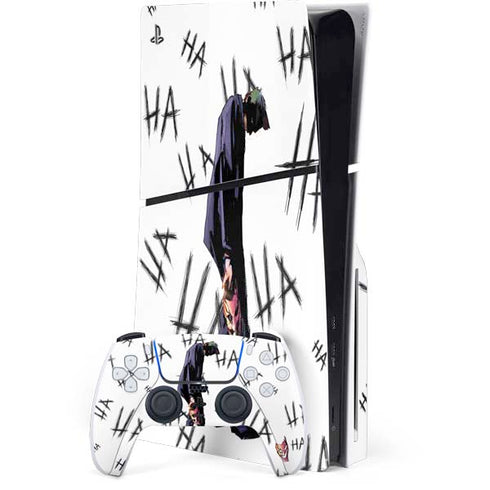 DC Comics The Joker HAHAHA Walking PS5 Slim Disk Bundle Skin