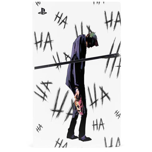 DC Comics The Joker HAHAHA Walking PS5 Slim Digital Edition Console Skin