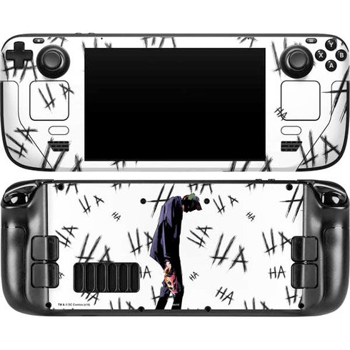 DC Comics The Joker HAHAHA Walking Steam Deck Handheld Gaming Computer Skin