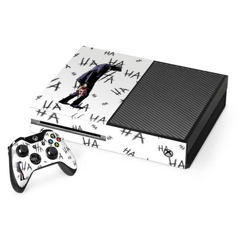 DC Comics The Joker HAHAHA Walking Xbox One Console and Controller Bundle Skin