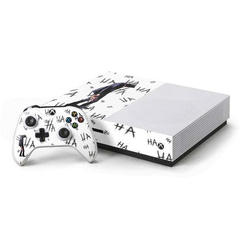 DC Comics The Joker HAHAHA Walking Xbox One S Console and Controller Bundle Skin