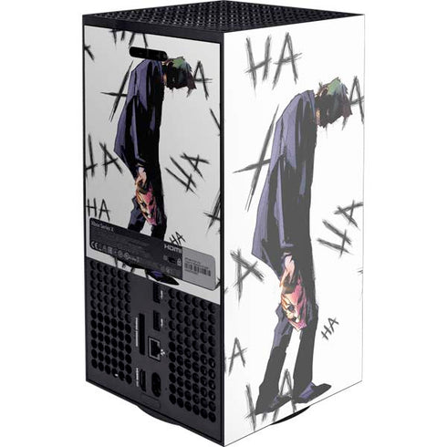 DC Comics The Joker HAHAHA Walking Xbox Series X Console Skin