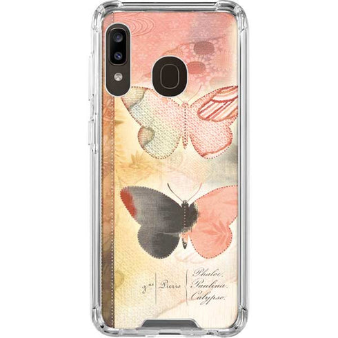 Haiku Butterfly Galaxy A30 Clear Case