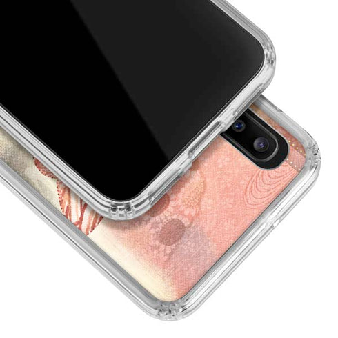 Haiku Butterfly Galaxy A30 Clear Case