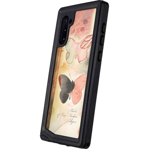 Haiku Butterfly Galaxy Note 10 Waterproof Case