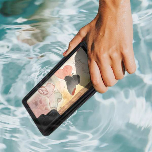 Haiku Butterfly Galaxy Note 10 Waterproof Case