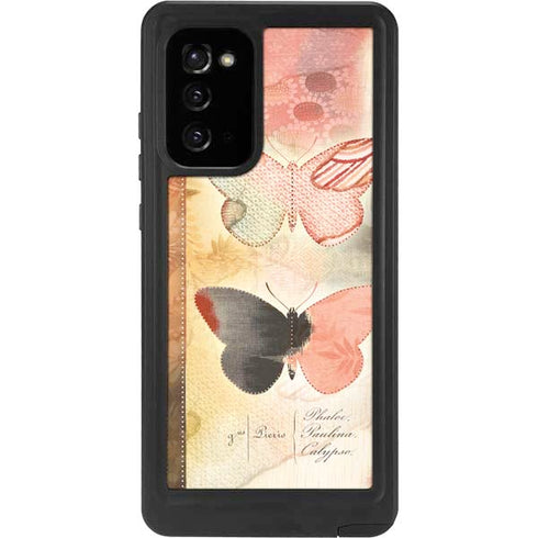 Haiku Butterfly Galaxy Note20 5G Waterproof Case