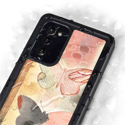 Haiku Butterfly Galaxy Note20 5G Waterproof Case