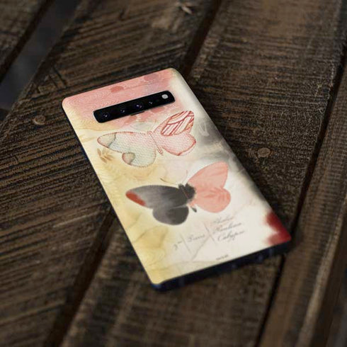 Haiku Butterfly Galaxy S10 Skin