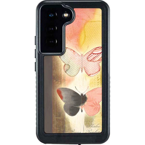 Haiku Butterfly Galaxy S23 Waterproof Case