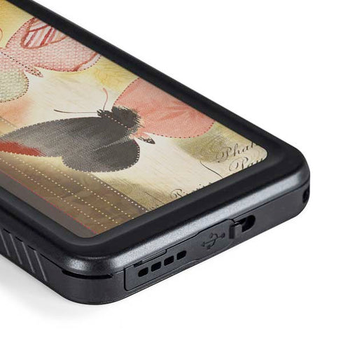 Haiku Butterfly Galaxy S23 Waterproof Case
