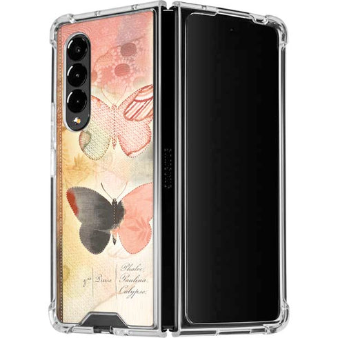 Haiku Butterfly Galaxy Z Fold4 5G Clear Case