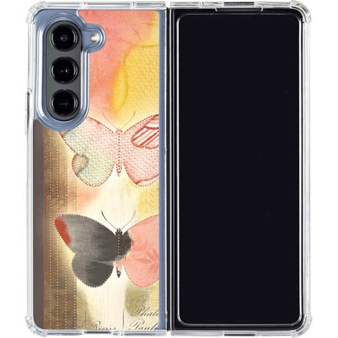 Haiku Butterfly Galaxy Z Fold5 5G Clear Case