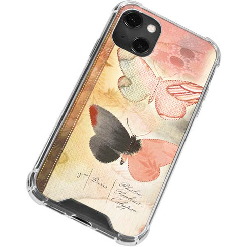 Haiku Butterfly iPhone 13 Mini Clear Case
