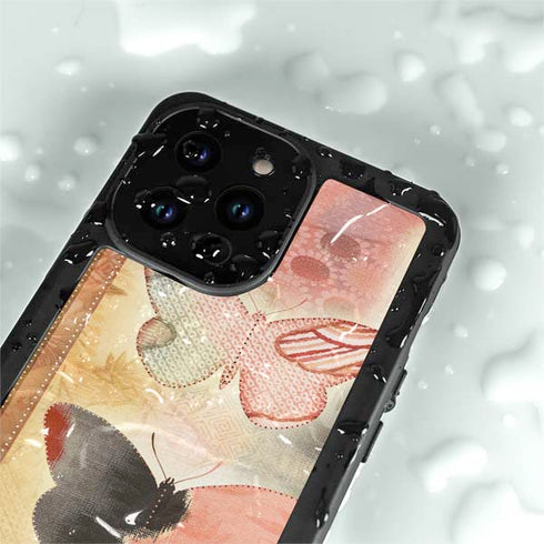 Haiku Butterfly iPhone 14 Pro Max Waterproof Case