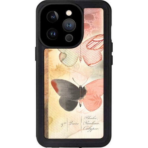 Haiku Butterfly iPhone 14 Pro Waterproof Case