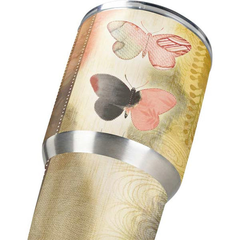 Haiku Butterfly Yeti 30oz Rambler Tumbler Skin
