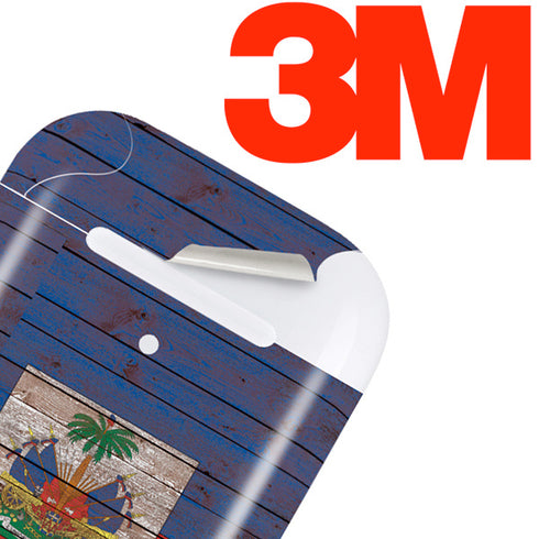 Haiti Flag Dark Wood Apple AirPods 2 Skin