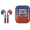 Haiti Flag Dark Wood Apple AirPods Skin