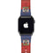 Haiti Flag Dark Wood Apple Watch Band 42-44mm