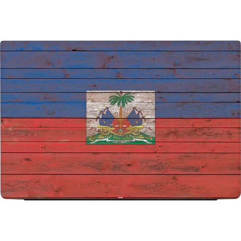 Haiti Flag Dark Wood Dell Vostro Skin