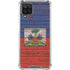 Haiti Flag Dark Wood Galaxy A12 Clear Case