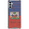 Haiti Flag Dark Wood Galaxy A13 5G Clear Case