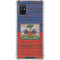 Haiti Flag Dark Wood Galaxy A51 5G Clear Case