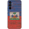 Haiti Flag Dark Wood Galaxy A54 5G Skin
