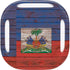 Haiti Flag Dark Wood Galaxy Buds Live Skin