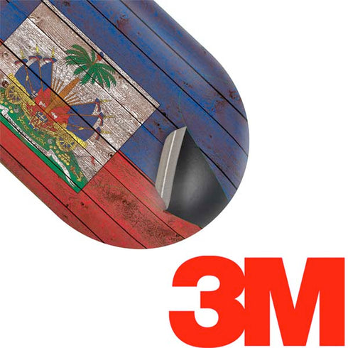 Haiti Flag Dark Wood Galaxy Buds Skin