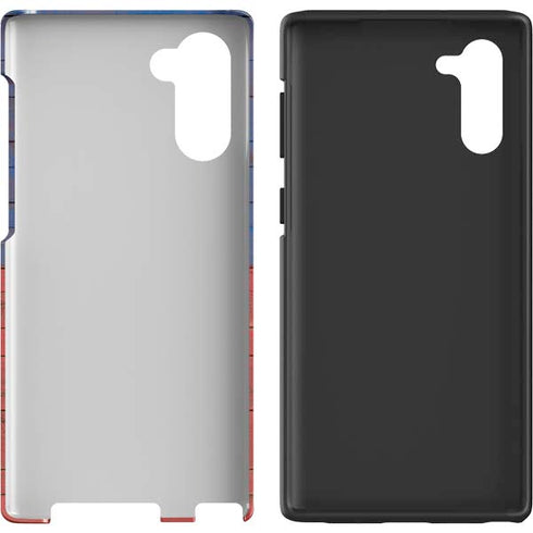 Haiti Flag Dark Wood Galaxy Note 10 Pro Case