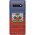 Haiti Flag Dark Wood Galaxy S10 Skin