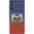 Haiti Flag Dark Wood Galaxy S20 Fan Edition Skin