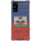 Haiti Flag Dark Wood Galaxy S20 FE Clear Case