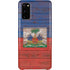 Haiti Flag Dark Wood Galaxy S20 Lite Case