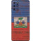 Haiti Flag Dark Wood Galaxy S20 Plus Skin