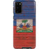 Haiti Flag Dark Wood Galaxy S20 Pro Case