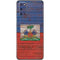 Haiti Flag Dark Wood Galaxy S20 Skin