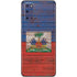 Haiti Flag Dark Wood Galaxy S20 Skin