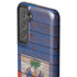 Haiti Flag Dark Wood Galaxy S21 5G Pro Case