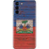 Haiti Flag Dark Wood Galaxy S21 5G Skin