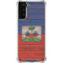 Haiti Flag Dark Wood Galaxy S21 Plus 5G Clear Case
