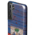 Haiti Flag Dark Wood Galaxy S21 Plus 5G Pro Case