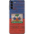 Haiti Flag Dark Wood Galaxy S21 Plus 5G Skin